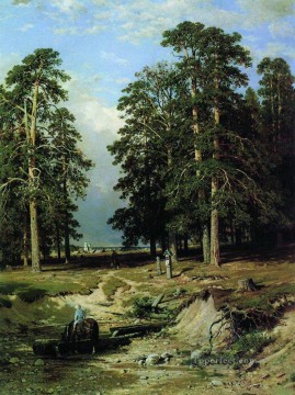  1886 Pintura - Holy Creek cerca de Yelabuga 1886 paisaje clásico Ivan Ivanovich árboles